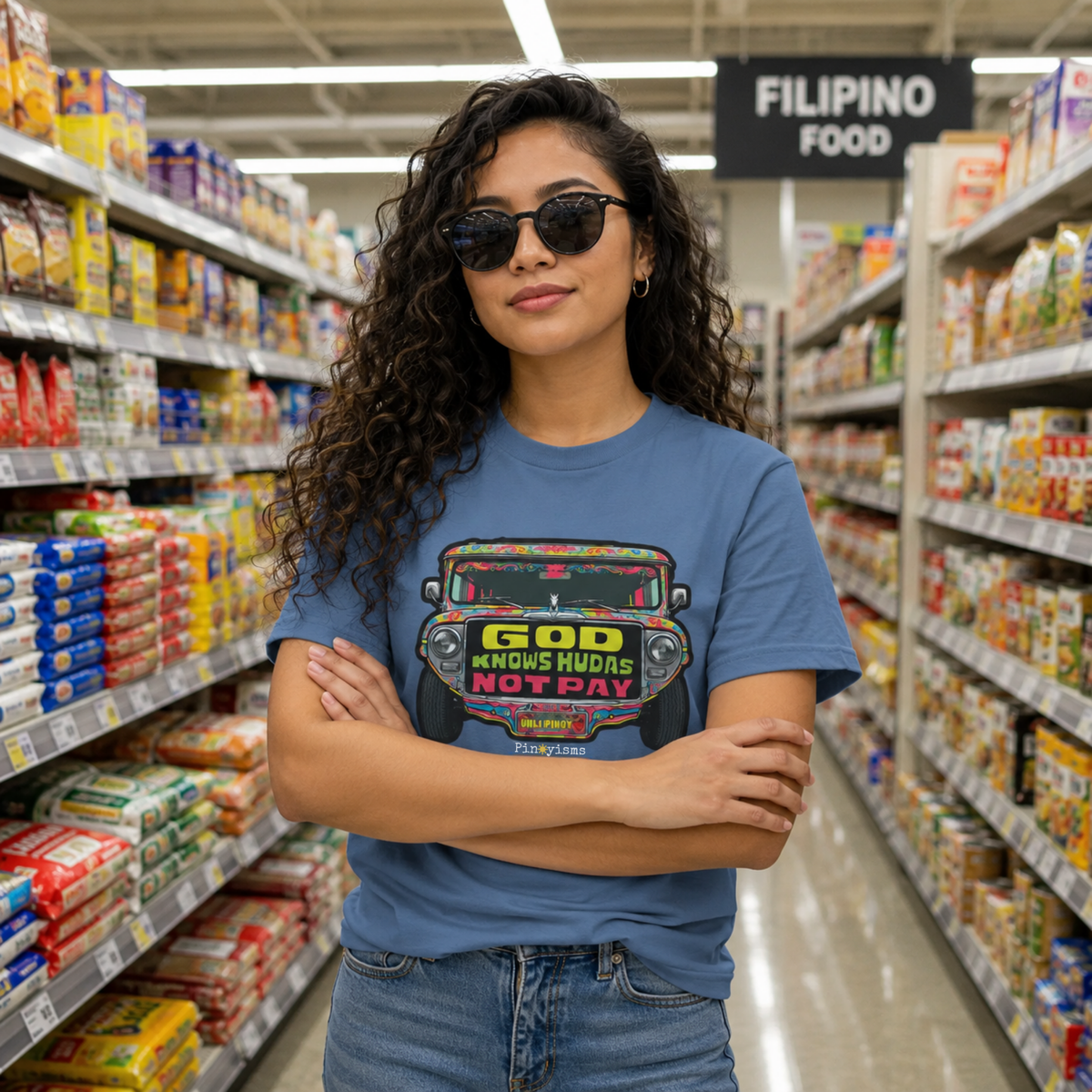God Knows Judas Not Pay Jeepney T-Shirt