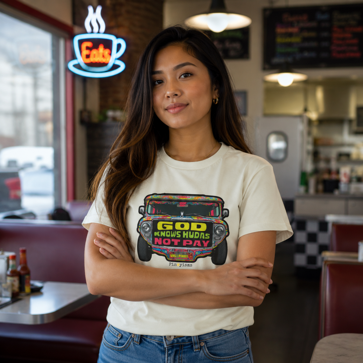 God Knows Judas Not Pay Jeepney T-Shirt