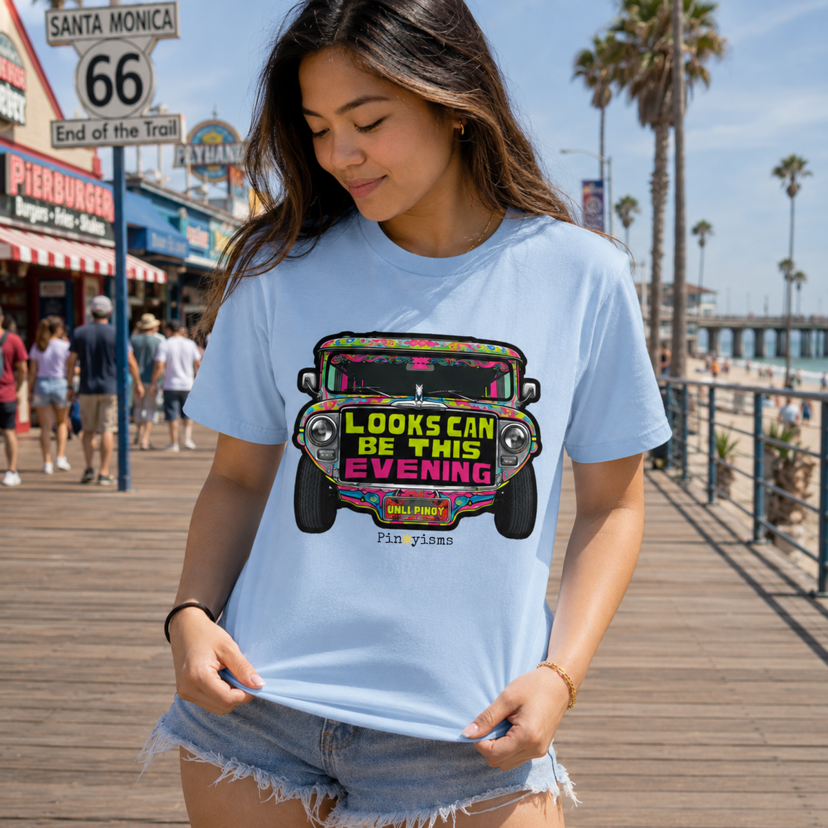 Looks Can Be This Evening Jeepney T-Shirt