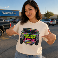 Don’t Judge Me I’m Not A Book Jeepney T-Shirt